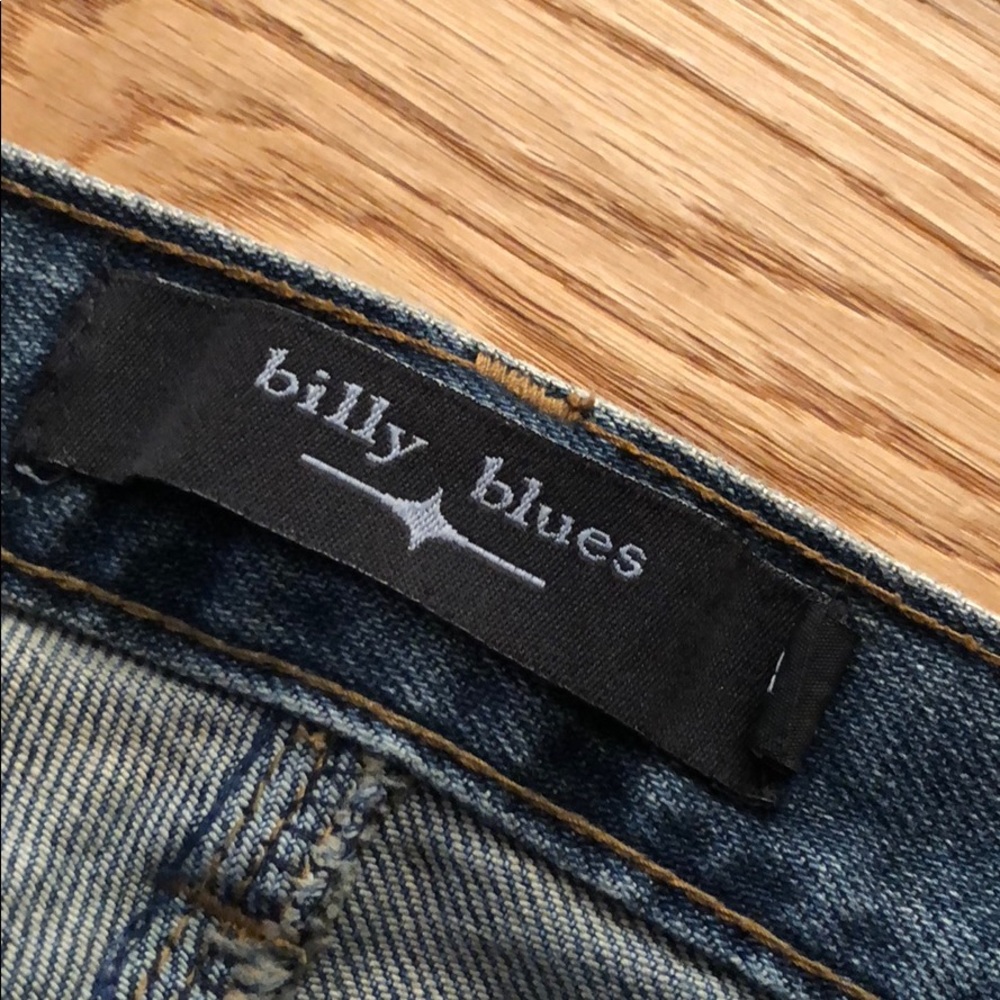 Billy Blues Denim Jeans Sz 2 with Side Slit